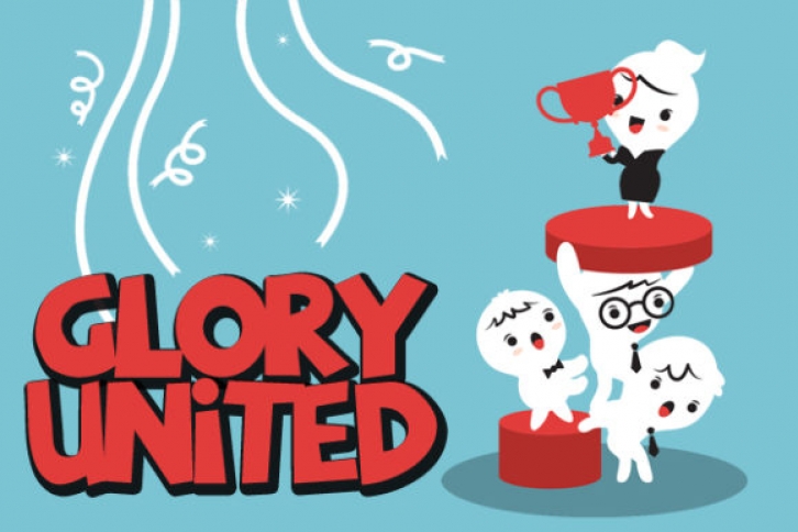 Glory United font preview