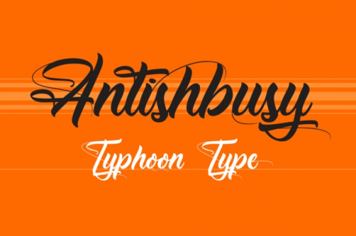 Antishbusy font preview