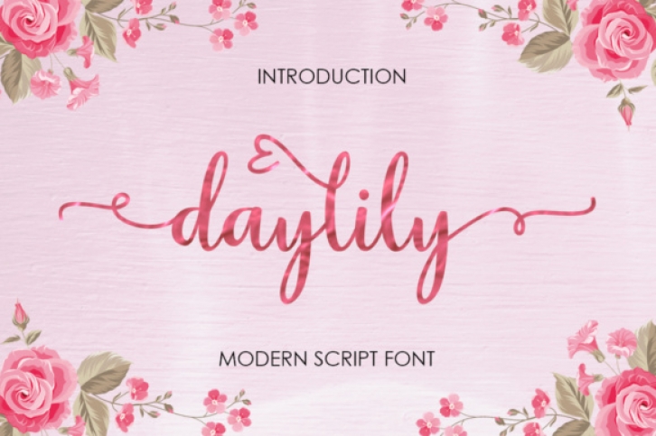 Daylily Script font preview