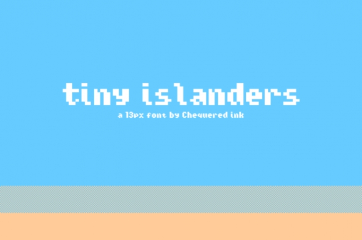 Tiny Islanders font preview