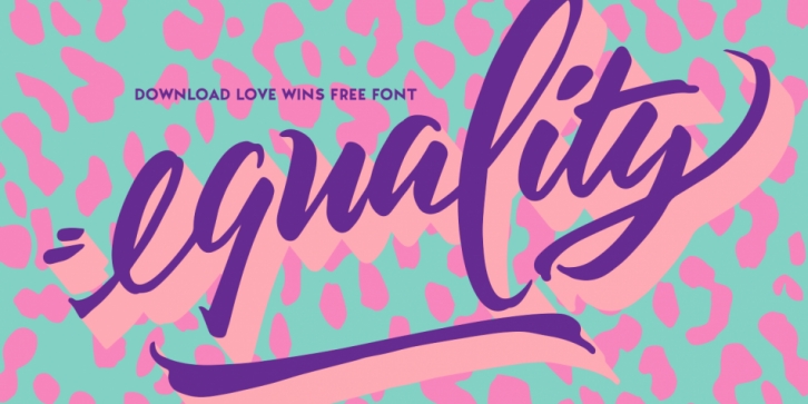 Love Wins font preview