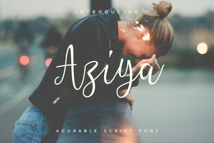 Aziya font preview