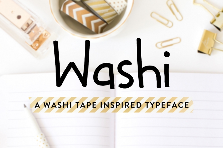 Washi font preview