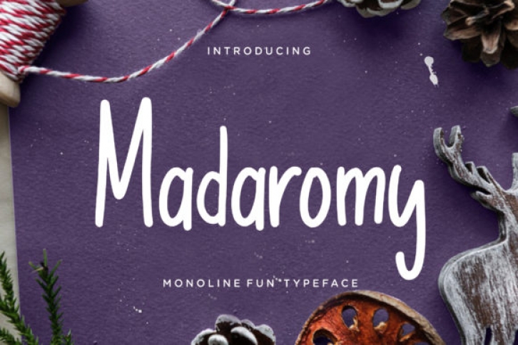 Madaromy font preview