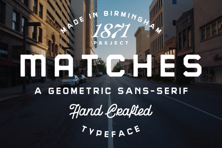 Matches font preview