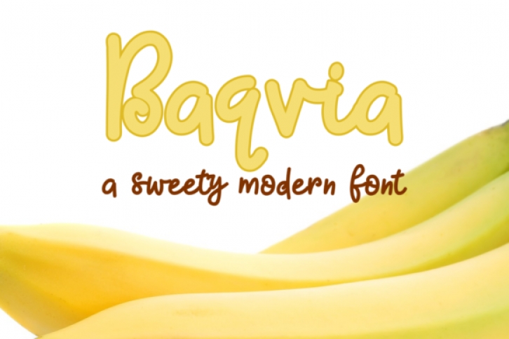 Baqvia font preview