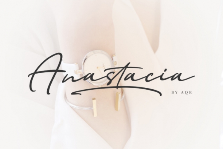 Anastacia font preview