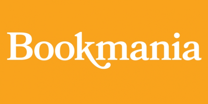 Bookmania font preview