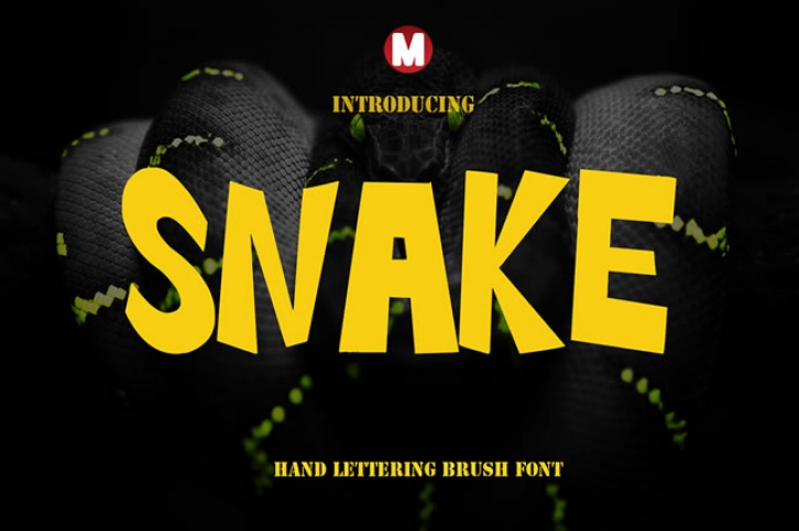 Snake font preview