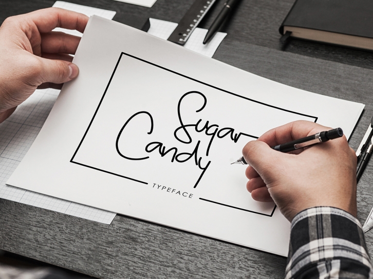 Sugar Candy font preview
