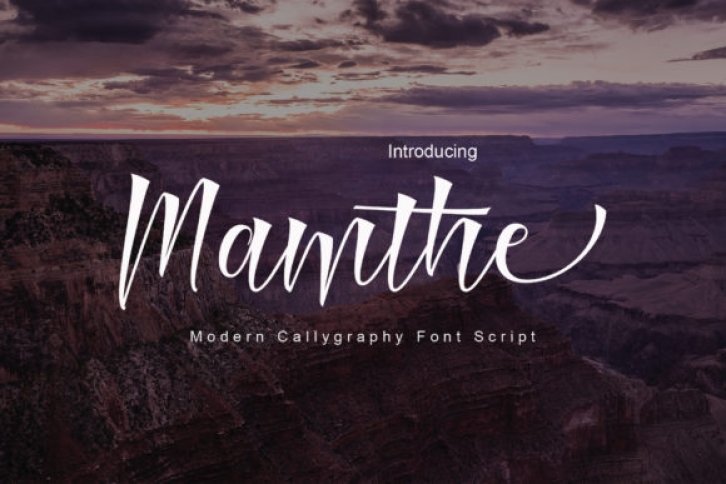 Mamthe font preview