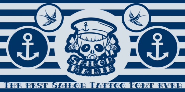 Sailor Marie font preview