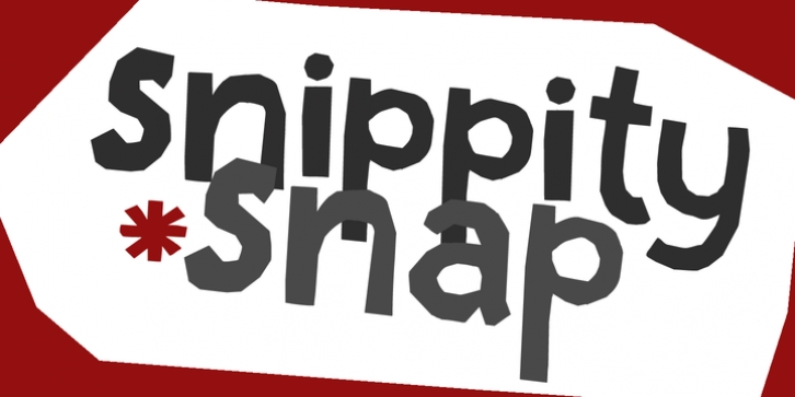 Snippity Snap font preview