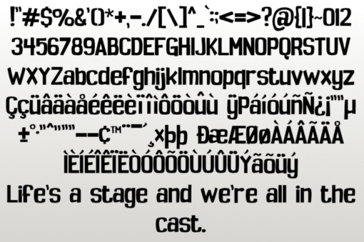 Spoopy font preview