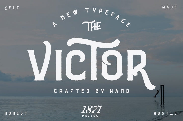 The Victor font preview