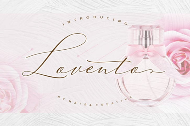 Lovento font preview