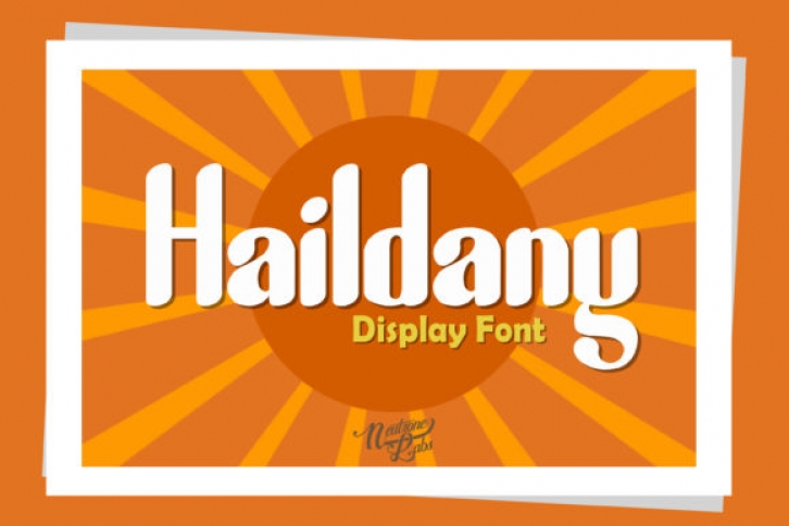 Haildany font preview