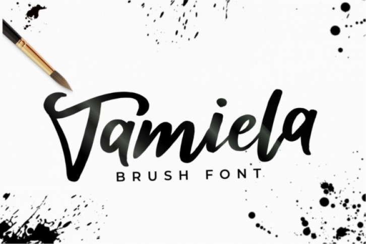 Tamiela font preview