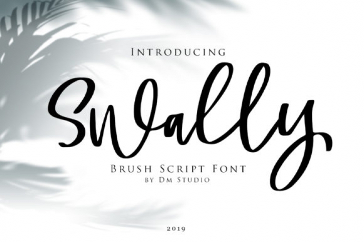Swally font preview