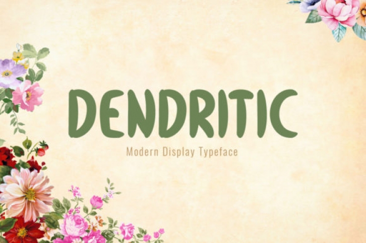 Dendritic font preview