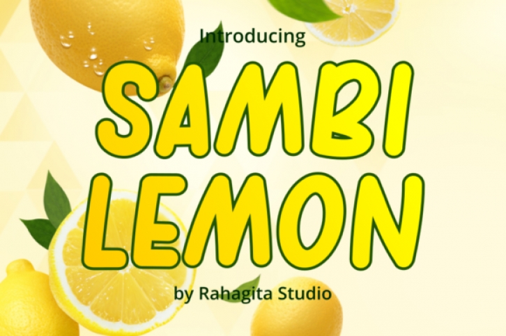Sambi Lemon font preview