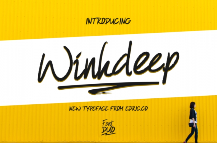 Winkdeep Duo font preview