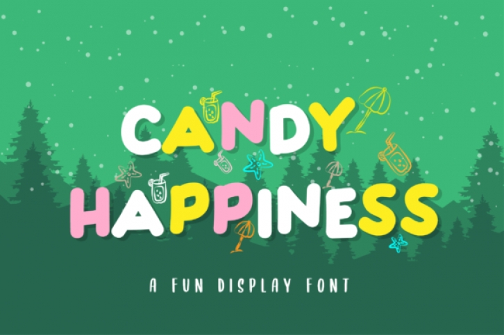 Candy Happiness font preview