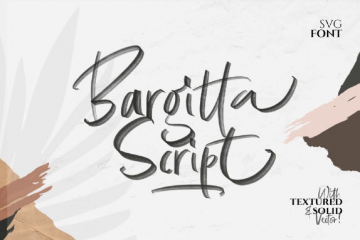 Bargitta Script font preview