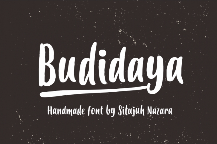 Budidaya font preview