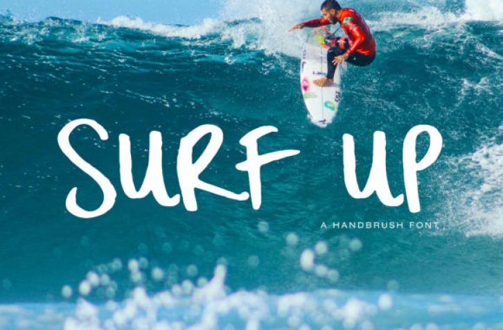 Surf Up font preview