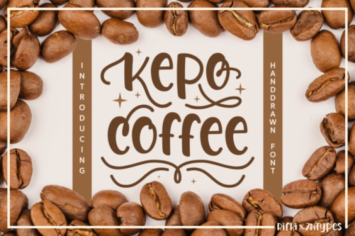 Kepo Coffee font preview