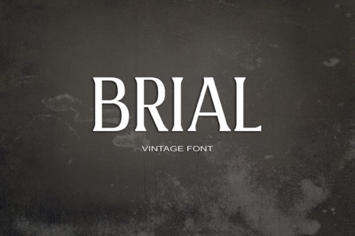 Brial font preview