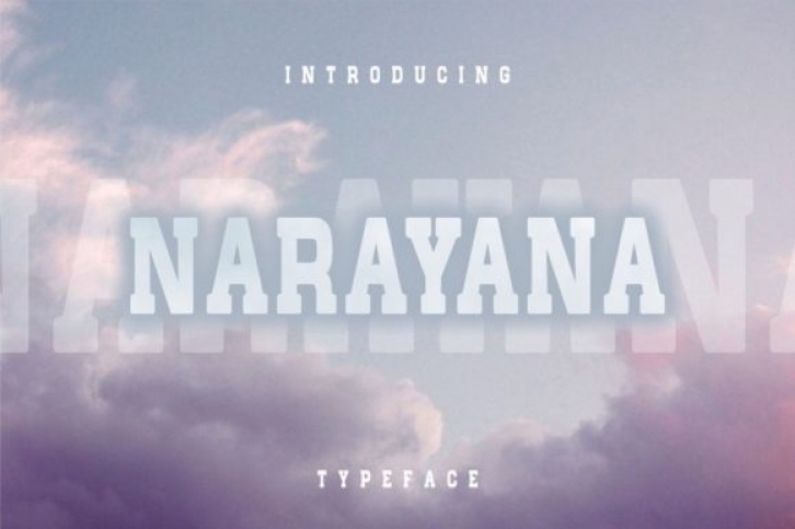 Narayana font preview