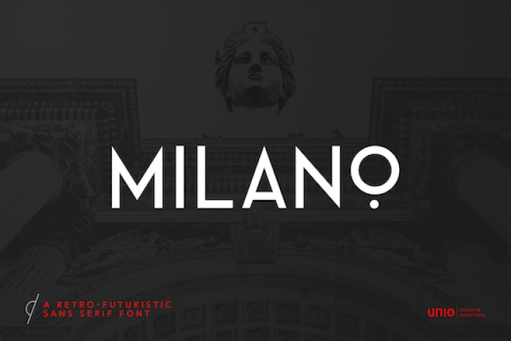 Milano font preview