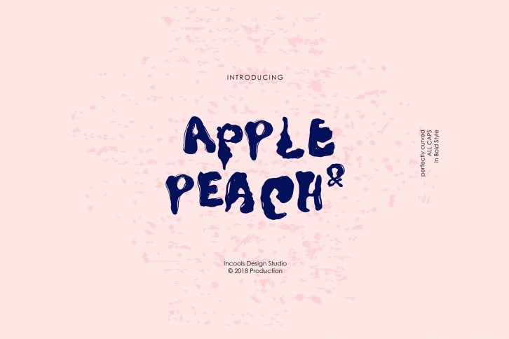 Apple & Peach font preview