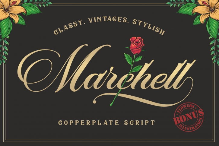 Marchell font preview