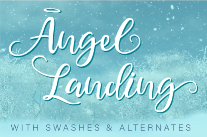 Angel Landing font preview