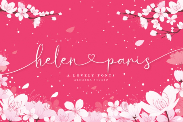 Helen Paris font preview