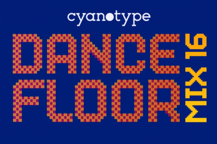 Dance Floor Mix 16 font preview