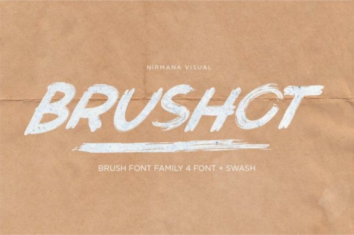 Brushot Family font preview