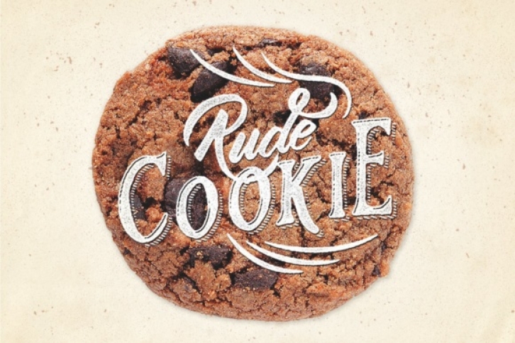 Rude Cookie font preview