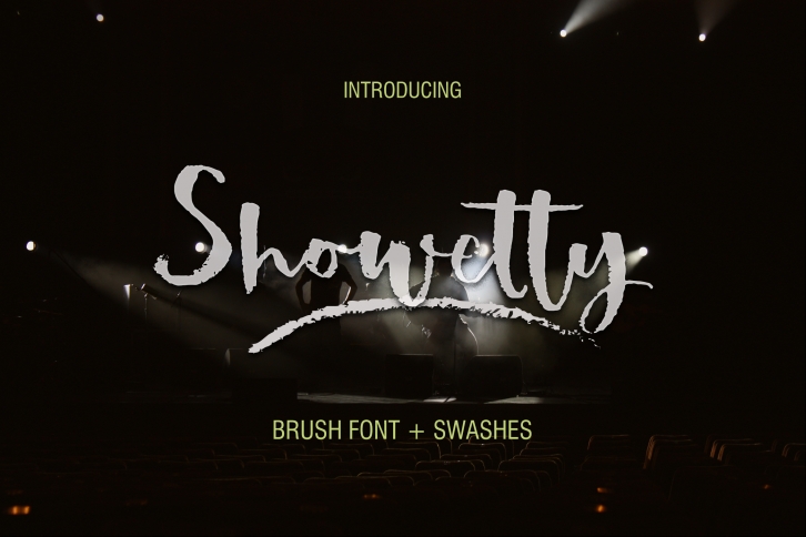 Showetty font preview