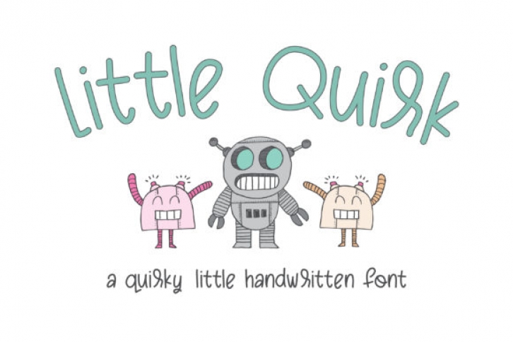 Little Quirk font preview