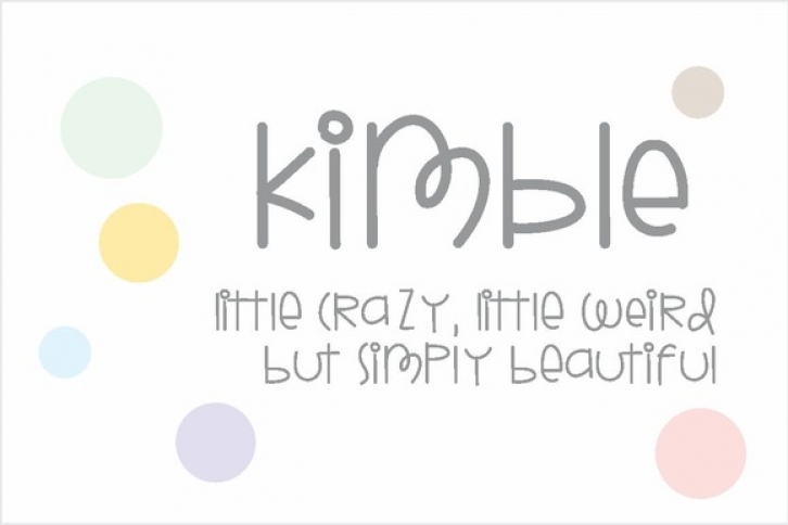 Kimble Font font preview