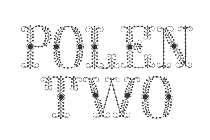 Polen Two font preview
