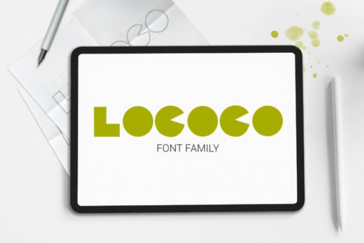 Lococo Family font preview