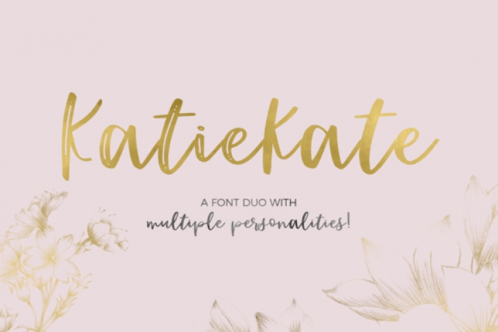 Katiekate font preview