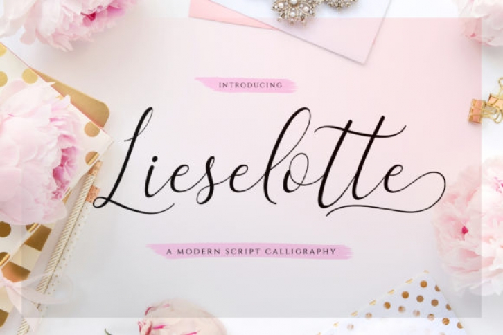Lieselotte Script font preview