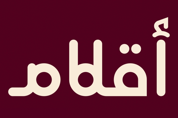 Aqlaam - Arabic Typeface font preview