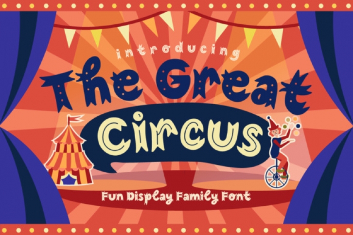 The Great Circus font preview